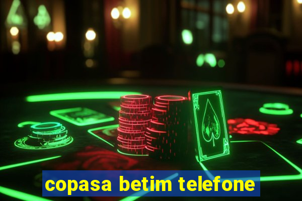 copasa betim telefone